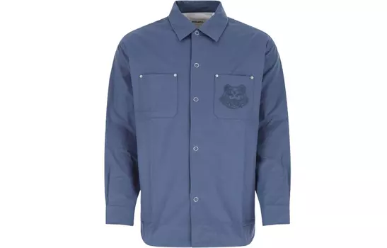 Рубашка мужская Kenzo Classic Tiger Head, синий