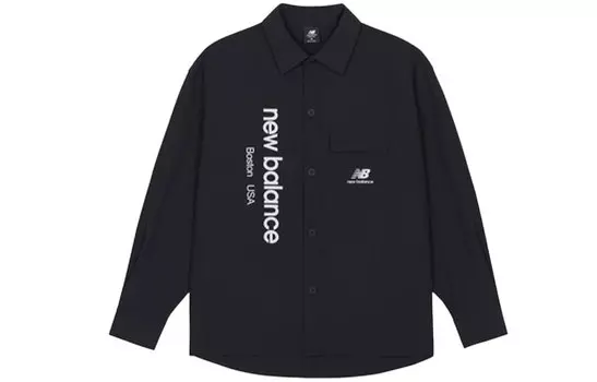 Мужская рубашка New Balance, цвет Black
