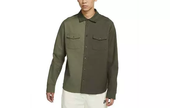 Мужская рубашка Nike, цвет Army Green