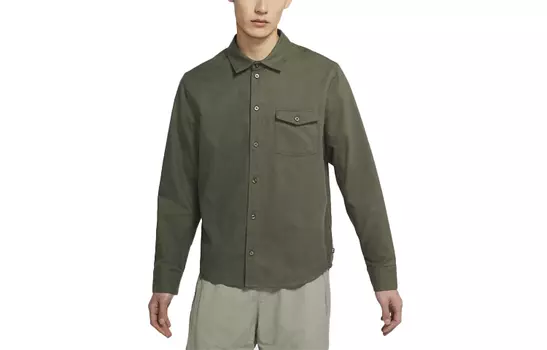 Мужская рубашка Nike, цвет Army Green
