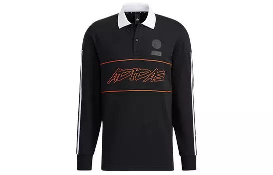 Мужская рубашка поло adidas, Черный