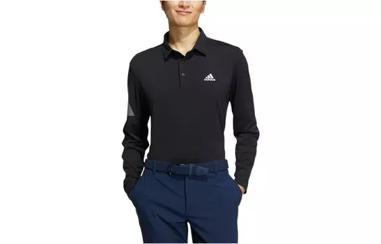 Мужская рубашка поло adidas, Черный