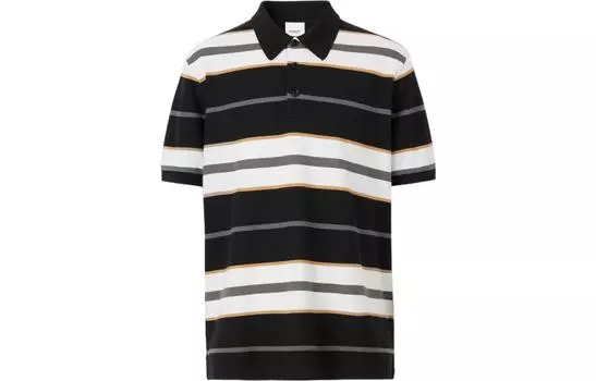Мужская рубашка поло Burberry, цвет Black