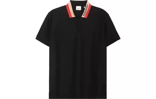 Мужская рубашка поло Burberry, цвет Black