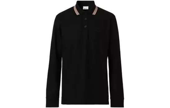 Мужская рубашка поло Burberry, цвет Black