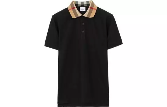 Мужская рубашка поло Burberry, цвет Black