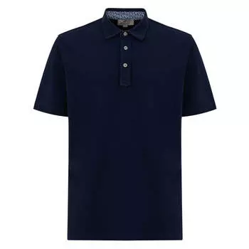 Мужская рубашка-поло Canali Cotton, синий