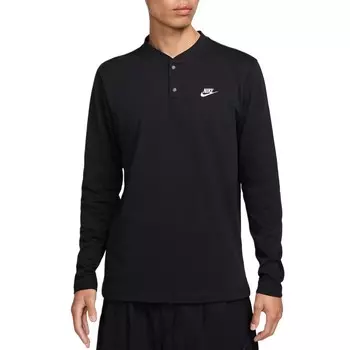 Мужская рубашка поло Club Polo Black/White Nike, черно-белый