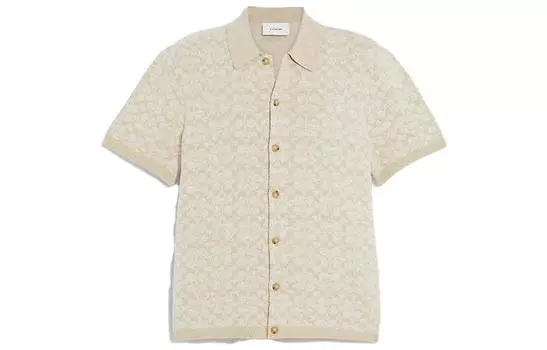 Мужская рубашка поло COACH, цвет Beige