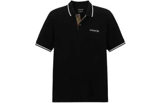 Мужская рубашка поло COACH, цвет Black