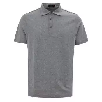 Мужская рубашка-поло Corneliani Cotton, серый