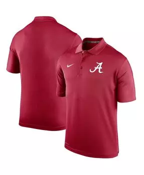 Мужская рубашка-поло crimson alabama crimson tide big and tall primary logo varsity performance Nike