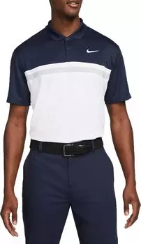 Мужская рубашка-поло для гольфа с цветными блоками Nike Dri-FIT Victory