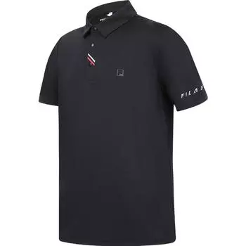 Мужская рубашка поло FILA, цвет Black