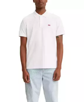 Мужская рубашка-поло Housemark Regular Fit с коротким рукавом Levi's, белый