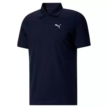 Мужская рубашка-поло из пике PUMA Essential, темно-синий