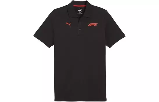 Мужская рубашка поло Puma, цвет Black