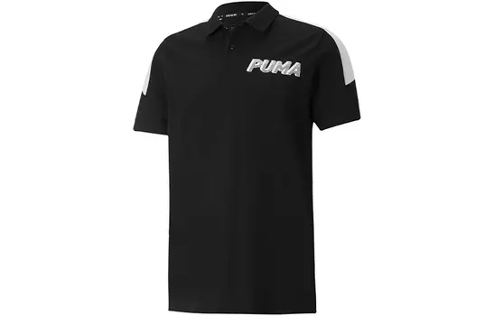 Мужская рубашка поло Puma, цвет Black