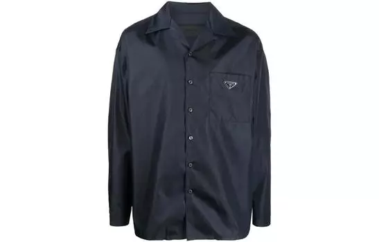 Мужская рубашка PRADA, цвет Black