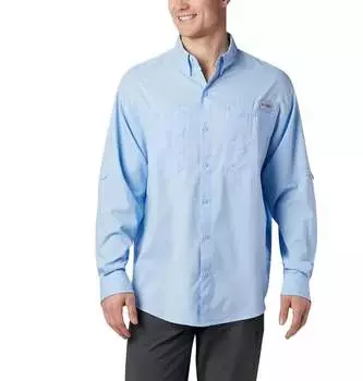 Мужская рубашка с длинным рукавом Columbia PFG Tamiami II, синий