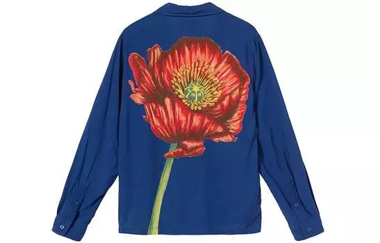 Мужская рубашка Stussy, цвет Blue