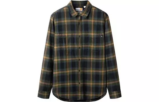 Мужская рубашка Timberland, цвет Black/Green