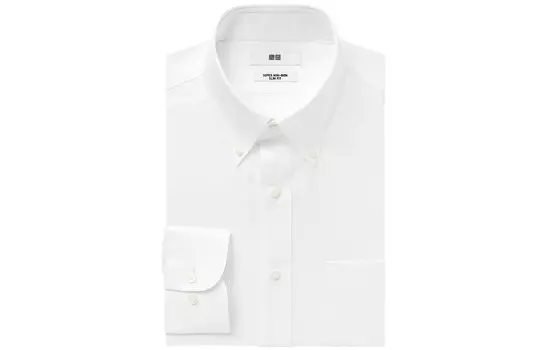 Мужская рубашка Uniqlo, белый