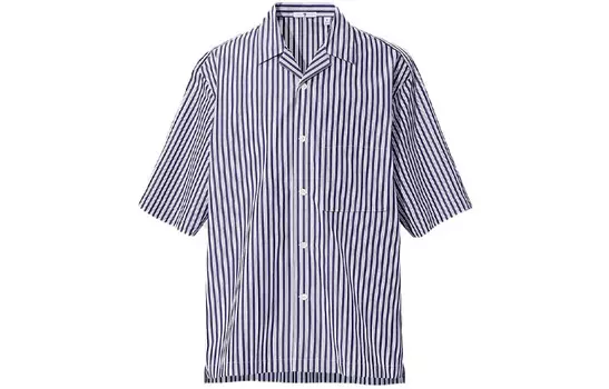 Мужская рубашка UNIQLO, цвет Blue