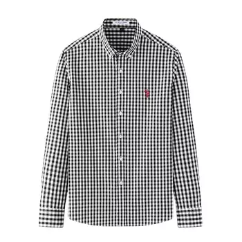 Мужская рубашка US POLO ASSN U.S. POLO ASSN., цвет Black grid