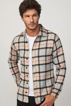 Мужская рубашка узкого кроя в клетку Lumberjack Slim Fit TUDORS, смешанный