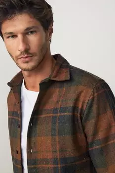 Мужская рубашка узкого кроя в клетку Lumberjack Slim Fit TUDORS, смешанный