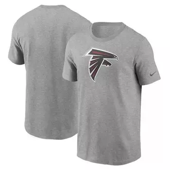 Мужская серая футболка с логотипом Atlanta Falcons Primary Nike