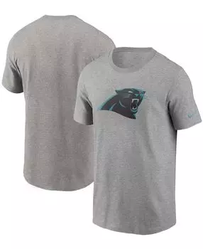 Мужская серая футболка с логотипом Carolina Panthers Primary Logo Nike