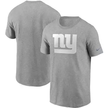 Мужская серая футболка с логотипом New York Giants Primary Nike