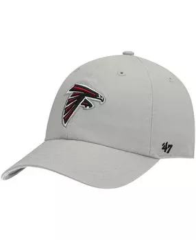 Мужская серая регулируемая кепка Atlanta Falcons Clean Up '47 Brand