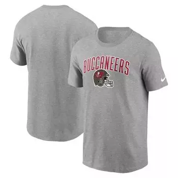 Мужская серая спортивная футболка с принтом Tampa Bay Buccaneers Team Nike