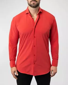 Мужская спортивная рубашка Einstein Stretch Core Maceoo, цвет Red