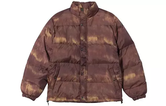 Мужская стеганая куртка Stussy, цвет Brown