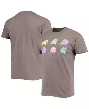 Мужская темно-серая футболка phoenix suns street capsule bingham Sportiqe, мульти