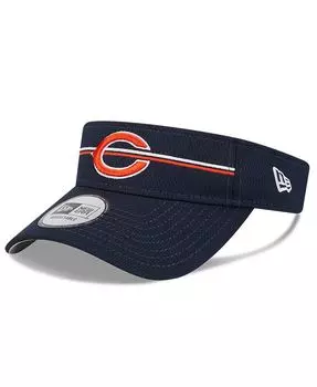 Мужская темно-синяя футболка Chicago Bears 2023 NFL Training Camp с основным логотипом и регулируемым козырьком New Era