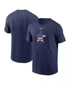 Мужская темно-синяя футболка Houston Astros Americana Nike, синий