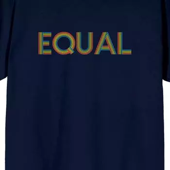 Мужская темно-синяя футболка Pride Equal Licensed Character