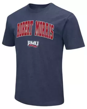 Мужская темно-синяя футболка Robert Morris Colonials Colosseum