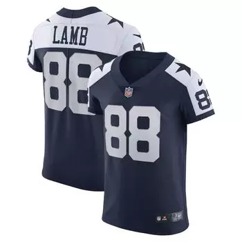 Мужская темно-синяя майка CeeDee Lamb Dallas Cowboys Alternate Vapor Elite Nike