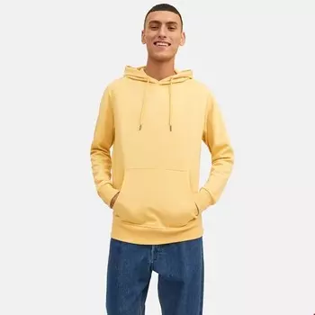 Мужская толстовка базовый пот Jack & Jones, желтый