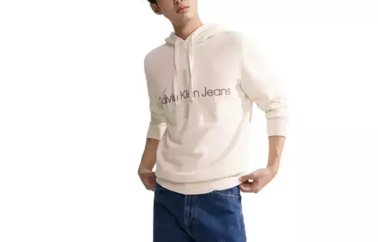 Мужская толстовка Calvin Klein, слоновая кость