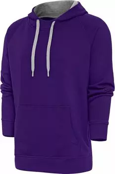 Мужская толстовка для гольфа Antigua Victory Pullover, темно фиолетовый