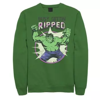 Мужская толстовка для взрослых Hulk Getting Ripped Marvel