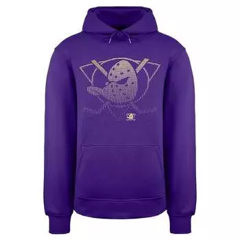 Мужская толстовка Fanatics NHL Anaheim Ducks Fade 1 Fanatics, фиолетовый