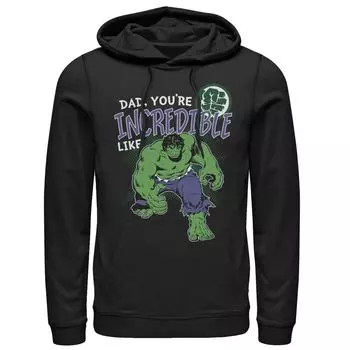 Мужская толстовка Hulk Incredible Dad на День отца Marvel